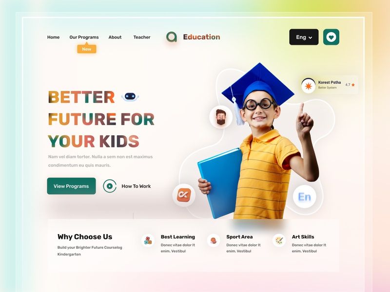 Education Website Design Services