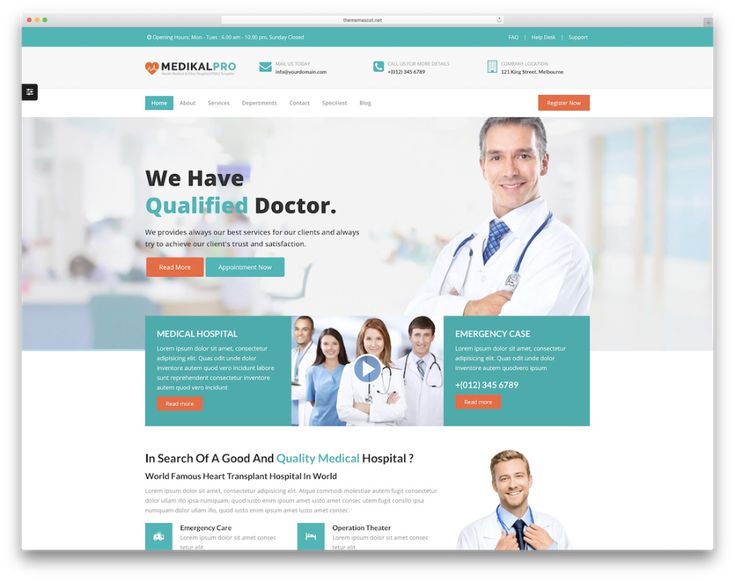 Doctor Website Design Services Company