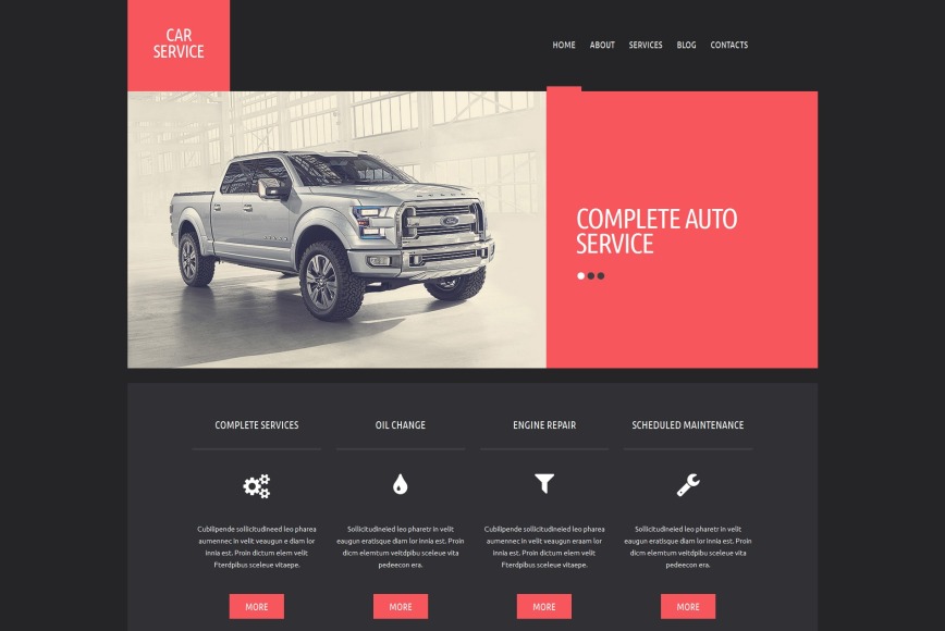 Mechanic Website Design Services