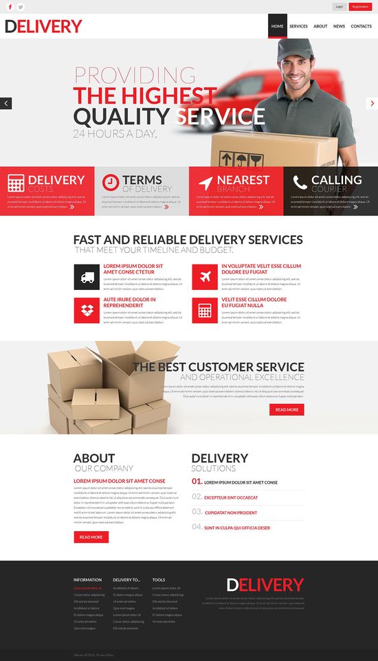 Packers and Movers Website Design Services