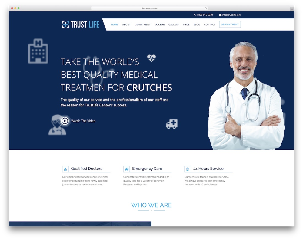 Doctor Website Design Services Company