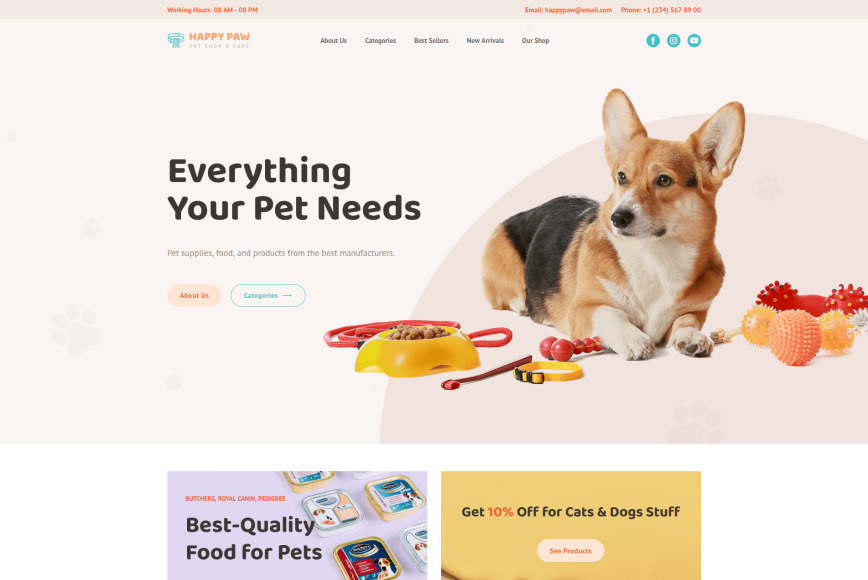 Pet Website Design Services