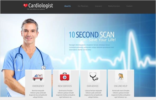 Cardiology Website Design Services