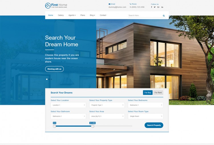 Real Estate Website Design Services Company