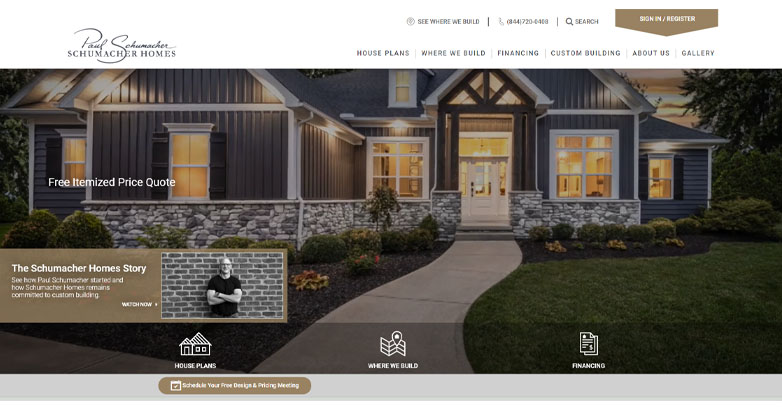 Home Builder Website Design Services