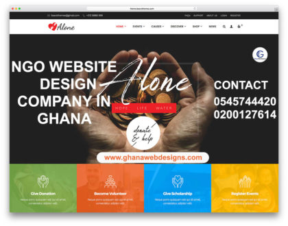 NGO Website Design Services