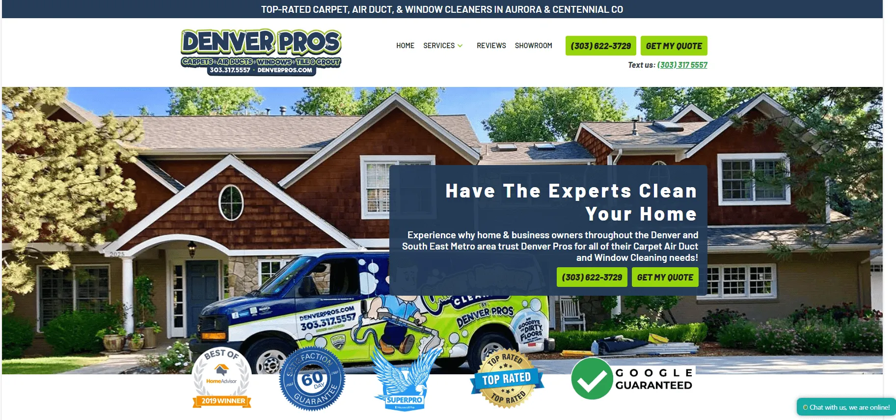 Carpet Cleaner Website Design Services