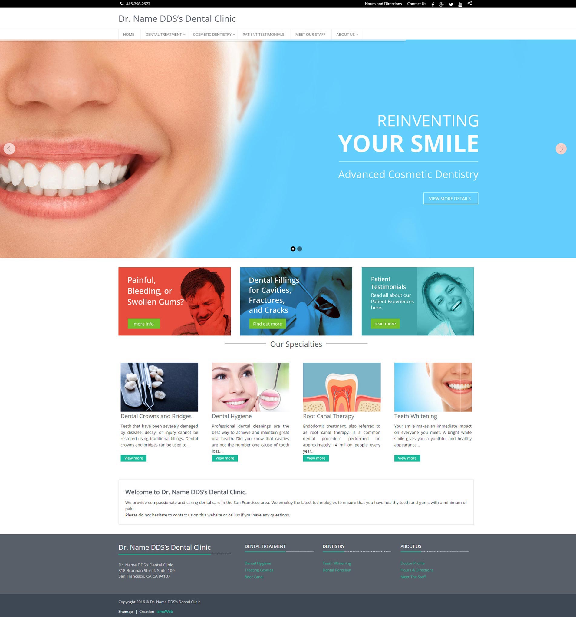 Dentist Website Design Services Company