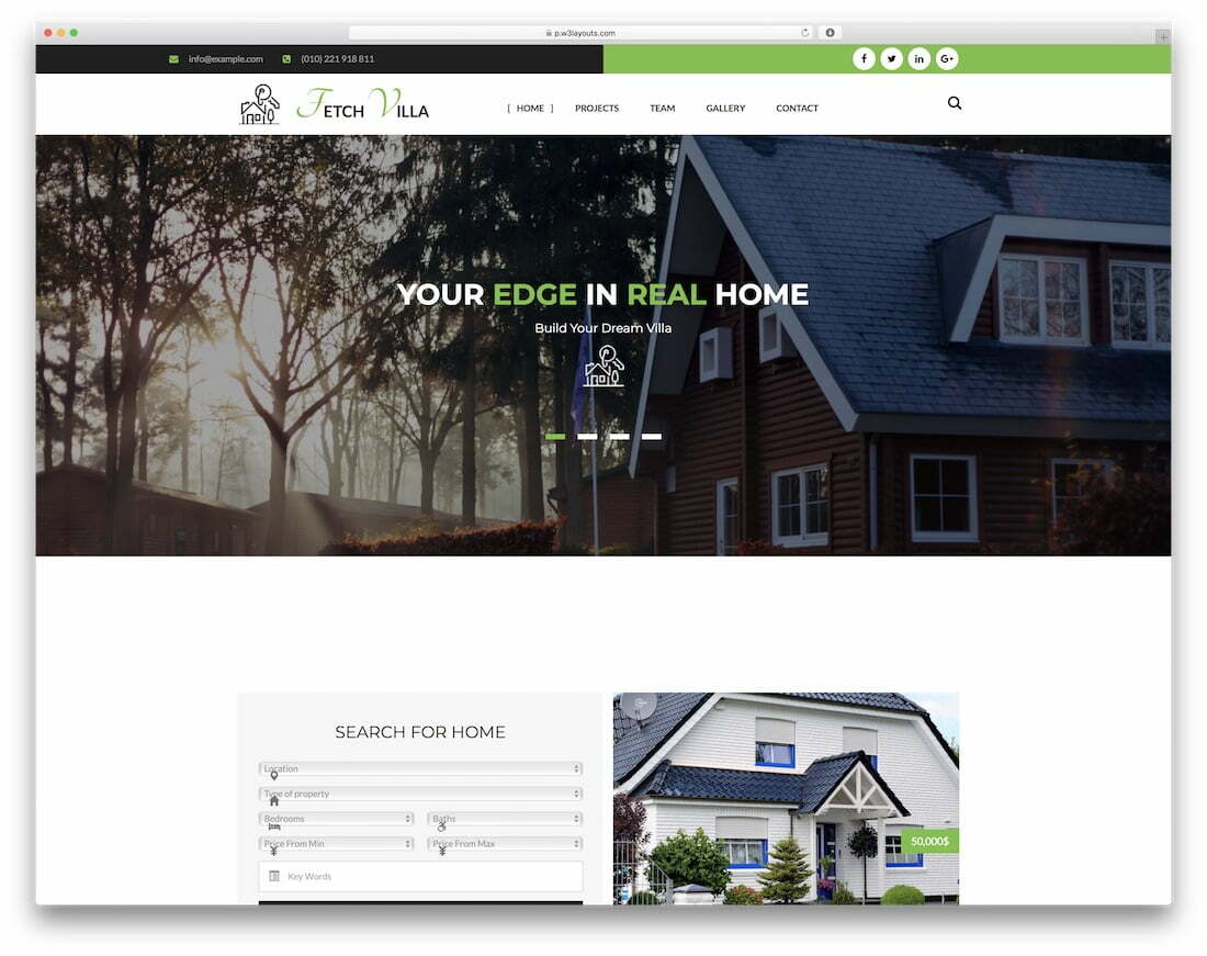 Real Estate Website Design Services Company