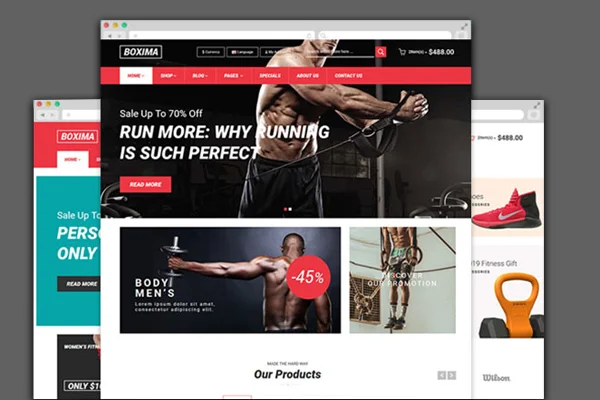 Fitness Website Design Services