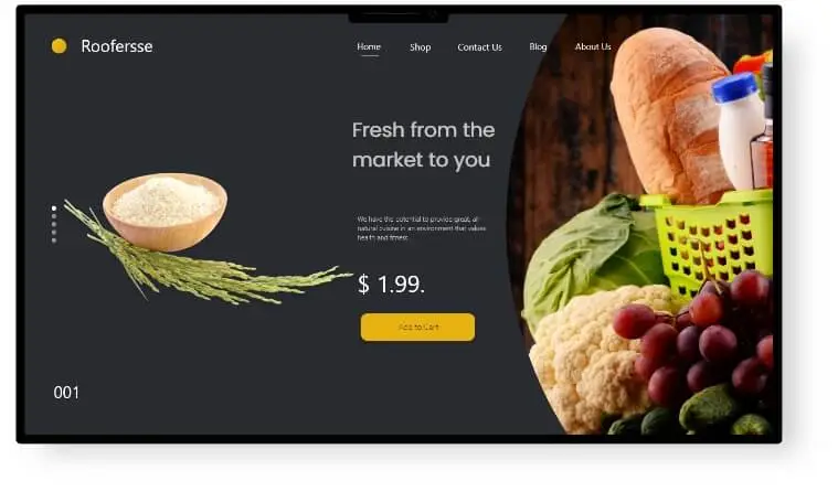 Grocery Website Design Services