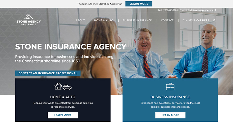 Insurance website Design Company