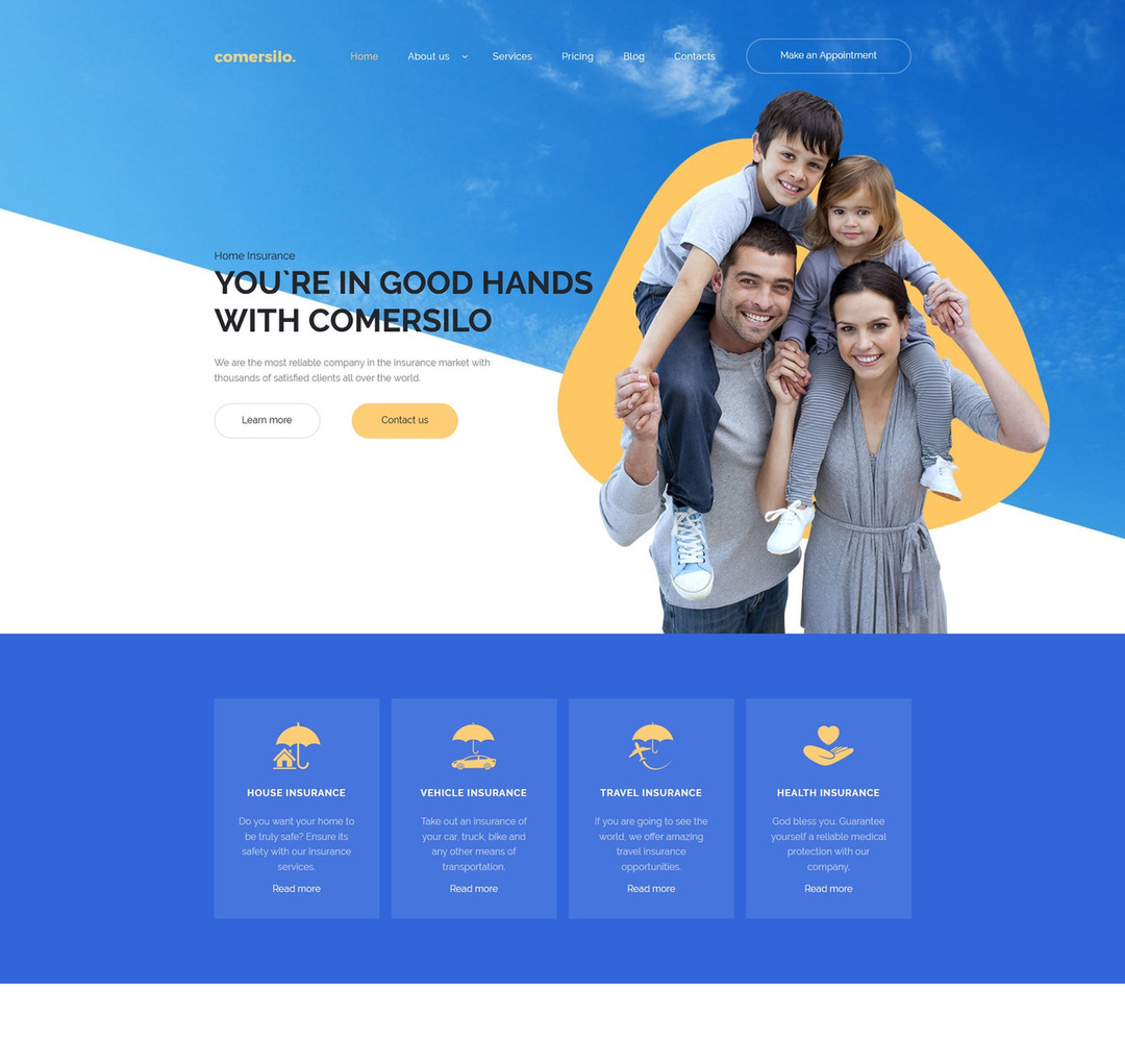 Insurance Website Design