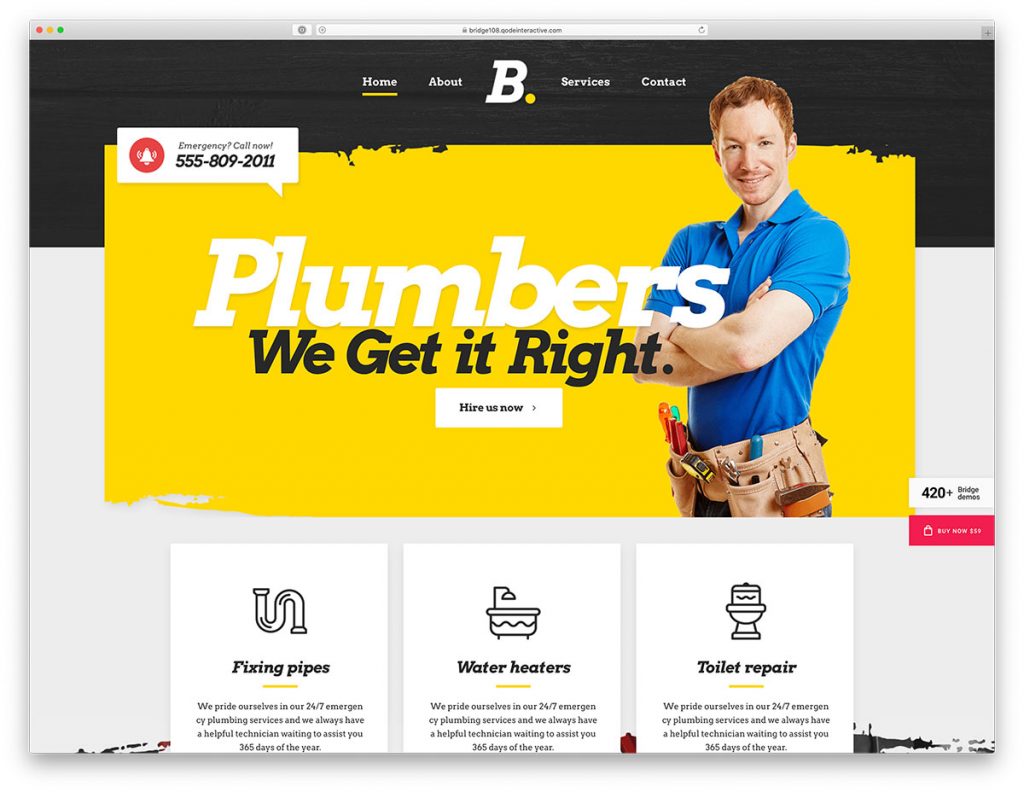 Plumber Website Design Services Company