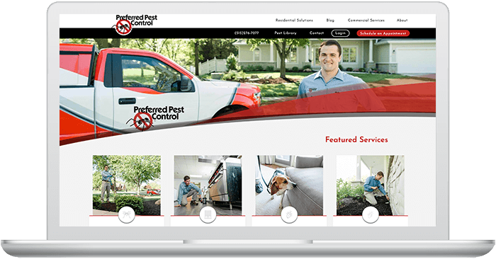 Pest Control Website Design Services