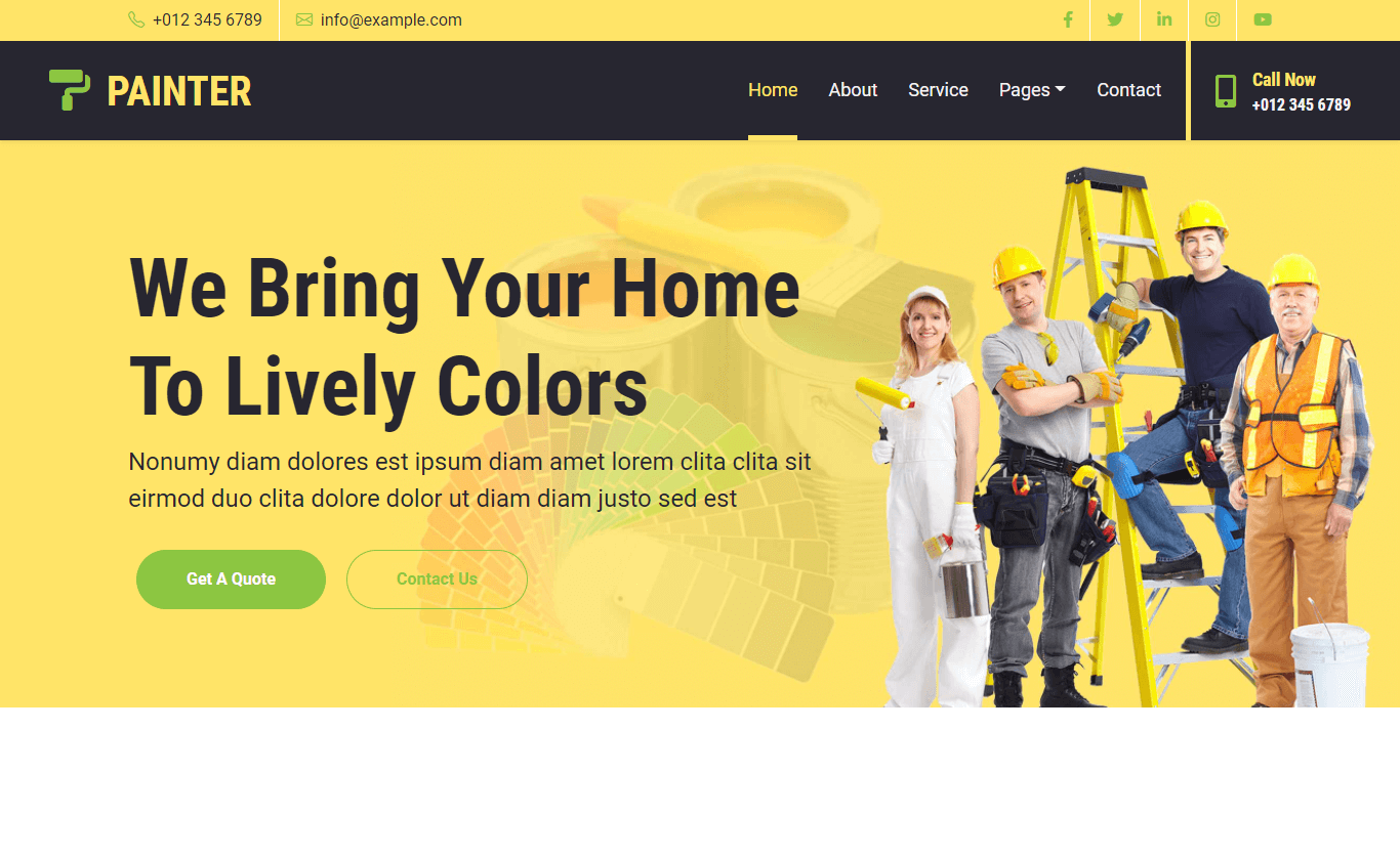 Painter Website Design Services