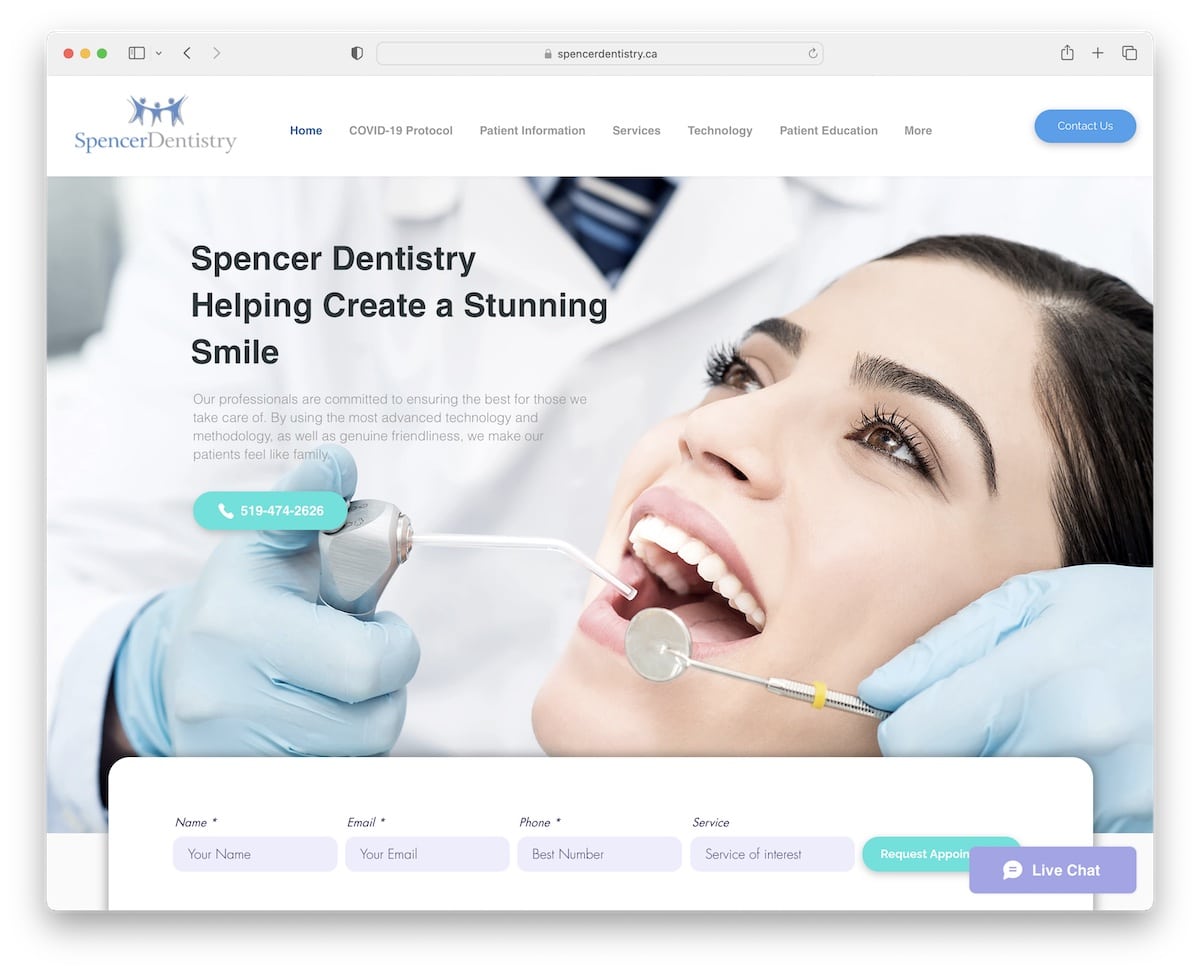 Professional dentist website design services to help your practice attract more patients and build a strong online presence.