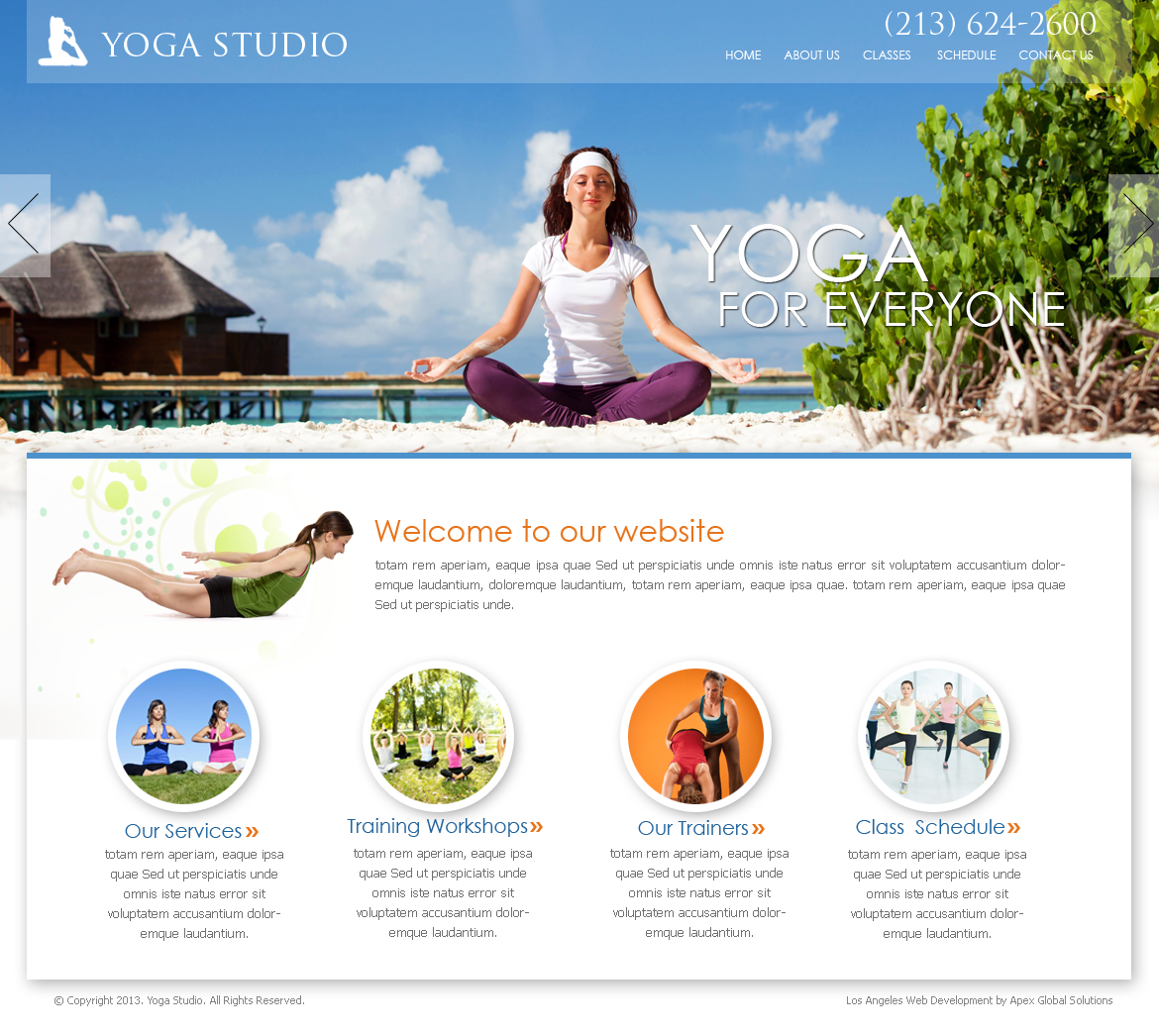 Yoga website Design Company