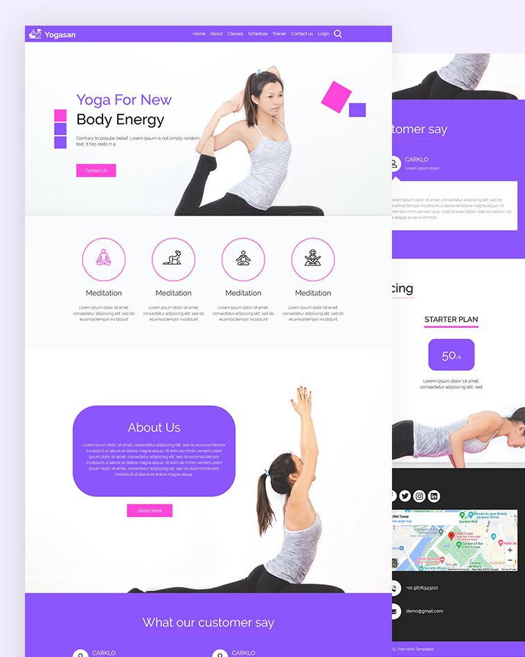 Yoga website Design Company