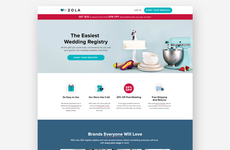 Landing Page Website Design